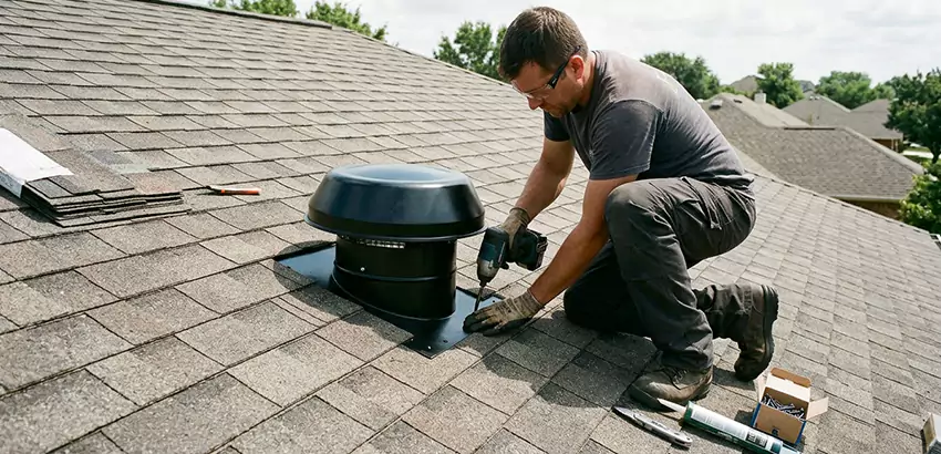 Roof Vent Fan Installation in Gardner