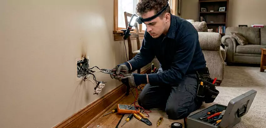 Short Circuit and Dead Outlet Repair in Gardner