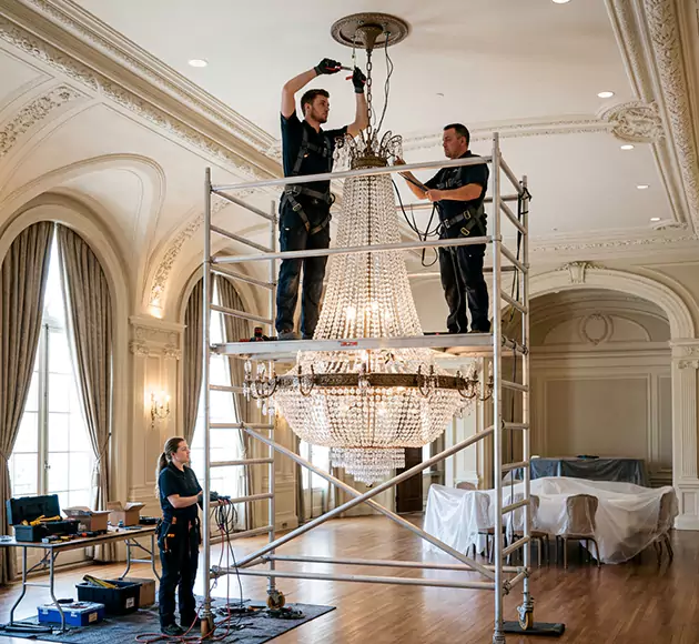 Professional Chandelier Installation: Your Local Fixture Team in Gardner, MA