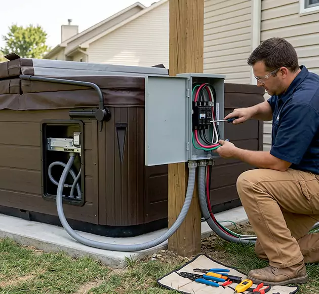 Professional Hot Tub Electrical Installation: Your Local Spa Wiring Team in Gardner, MA