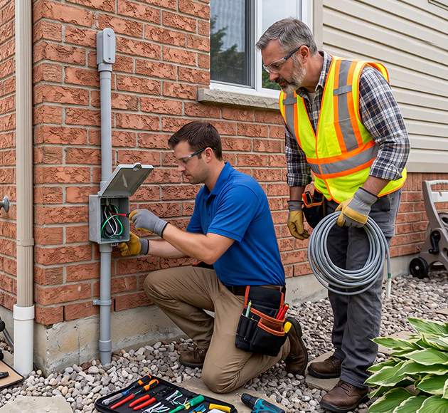 Professional Outdoor Outlet Installation: Your Local Exterior Wiring Team in Gardner, MA